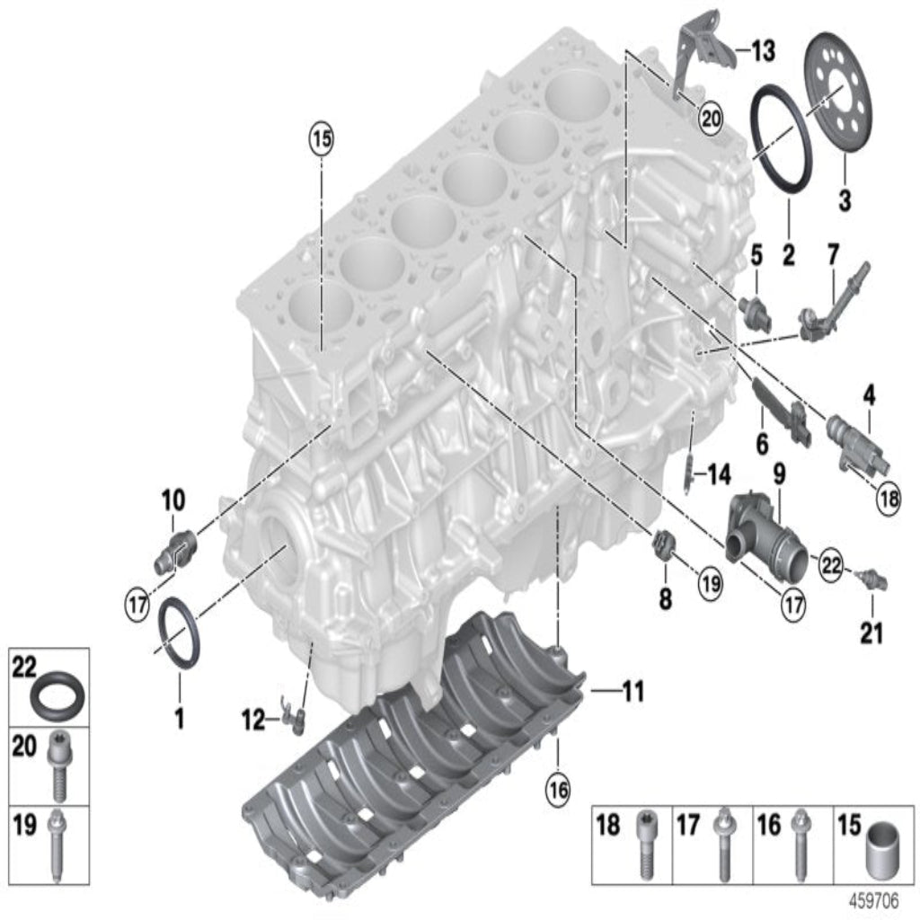 Engine Water Pipe Coolant Hose Connector 11118619408 8619408 Compatible With BMW & 7 (G11, G12) & X4 (G02, F98) Tag No.105
