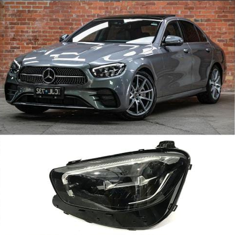 Headlight Headlamp Left A2139063510 & Right A2139063610 (Without Blaster) Compatible With MERCEDES-BENZ E-CLASS (W213) (2020-2023)