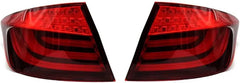 Tail Light Rear Lamp Compatible With BMW 5 Series F10 (2010-2013) Tail Light Rear Lamp Left 63217203229 & Right 63217203230 Tag-TLB-56