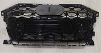 RS3 Full Black Honeycomb Show Grill Compatible With Audi = A3 (2021-24) Tag No.102