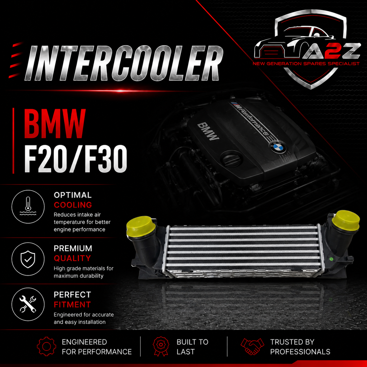 Intercooler 17517600530 Compatible With BMW F20/F30