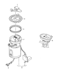 Fuel Pump 56D919679 Compatible With VW AMEO (631) & GOLF VII Van (5G1) & PASSAT B7 (362)  Tag-F-78