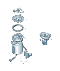 Fuel Pump 3Q0919050H Compatible With SKODA SUPERB III (3V3) No :- 98