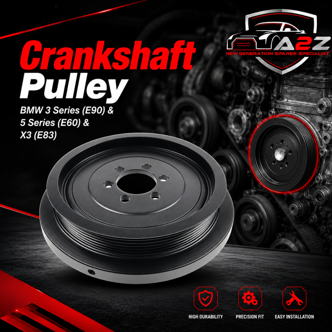 Crankshaft Pulley 11237519629 Compatible With BMW 3 Series  (E90) & 5 Series  (E60) & X3 (E83) Tag-CP-03