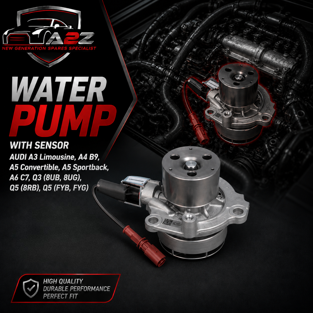 Water Pump With Sensor WP6098 04L121011X Compatible With AUDI A3 Limousine, A4 B9, A5 Convertible, A5 Sportback, A6 C7, Q3 (8UB, 8UG), Q5 (8RB), Q5 (FYB, FYG) (CONTINENTAL)