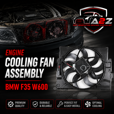 Radiator Cooling Fan Assembly 17428641964 17427640511 17427600559 17428621192 Compatrible With BMW F35 W600