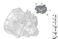 Engine Transmission Motor Mount 22316853453 22316853445 22316853449 Compatible With BMW 2 Gran Coupe F44 & X1 F48 &  MINI F56