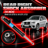 Rear Right Shock Absorber (14 Inch) 33526781926 33526788512 Compatible With BMW X5 (E70) & X6 (E71, E72) (1PCS)