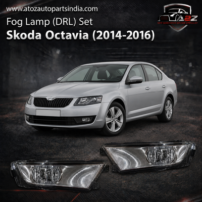Fog Lamp (DRL) Set Left 5E0941701D & Right 5E0941702D Compatible With Skoda Octavia (2014-2016) Tag No.179