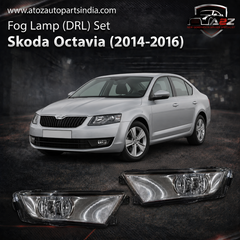 Fog Lamp (DRL) Set Left 5E0941701D & Right 5E0941702D Compatible With Skoda Octavia (2014-2016) Tag No.179