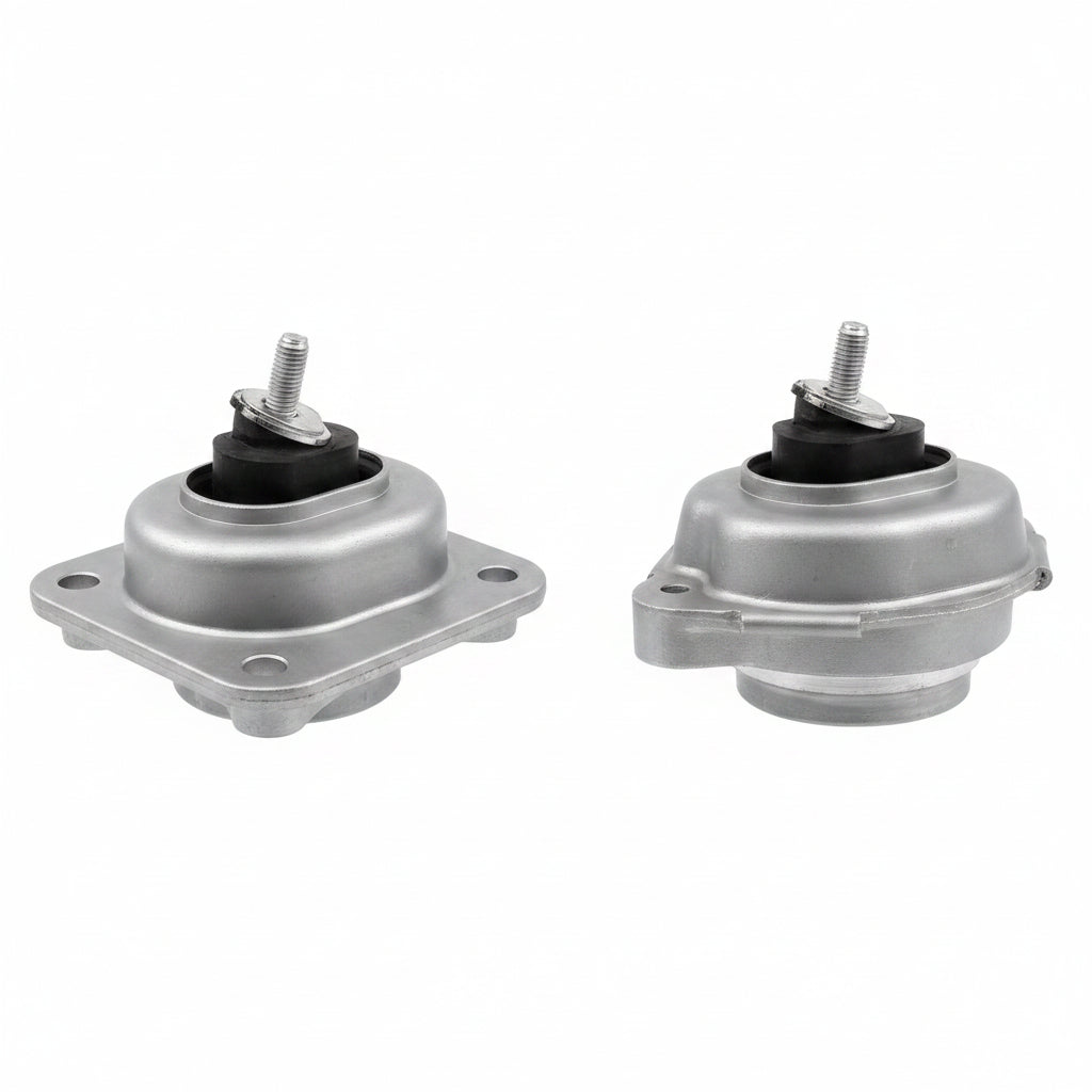 Engine Motor Mount Set Compatible With BMW X3 E83 Engine Motor Mount Left 22113421299 & Right 22113453257