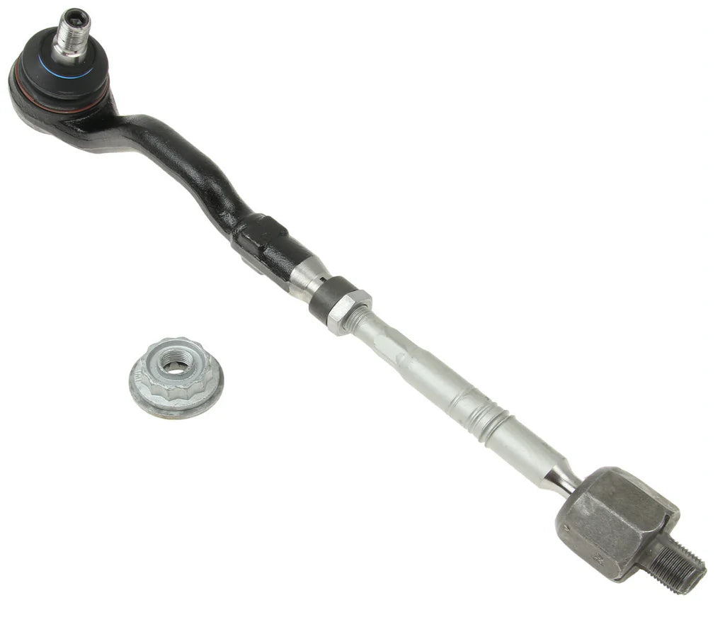 Front Steering Tie Rod End Head Assembly (Rack End & Tie Rod End) Right & Left Set 32106793496 Compatible With  BMW X5 (E53) & X5 (E70) & X6 (E71, E72)