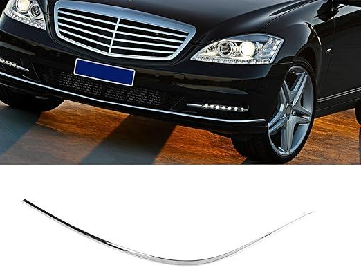 Front  Bumper Chrome Left 2218850121 & Right 2218850221 Compatible With MERCEDES BENZ S-CLASS W221 2009-2013 Tag No.143