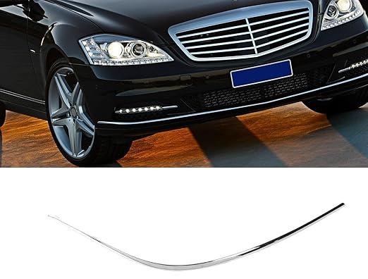 Front  Bumper Chrome Left 2218850121 & Right 2218850221 Compatible With MERCEDES BENZ S-CLASS W221 2009-2013