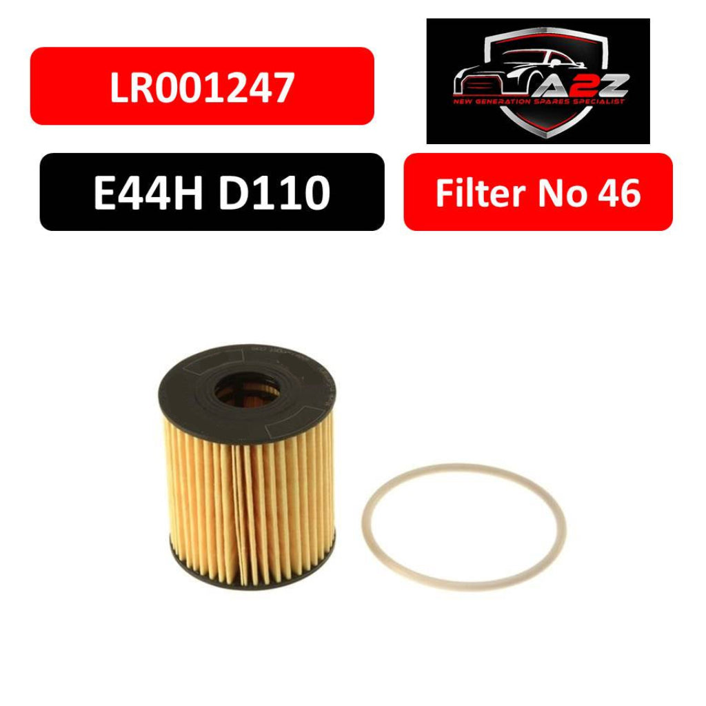 Oil Filter E44HD110 & LR001247 & OX339/2D Compatible JAGUAR XF I (X250) & LAND ROVER DISCOVERY SPORT (L550) & FREELANDER 2 (L359) | LR2With MINI (R56)& MINI Convertible (R57) & MINI COUNTRYMAN (R60) Tag 46