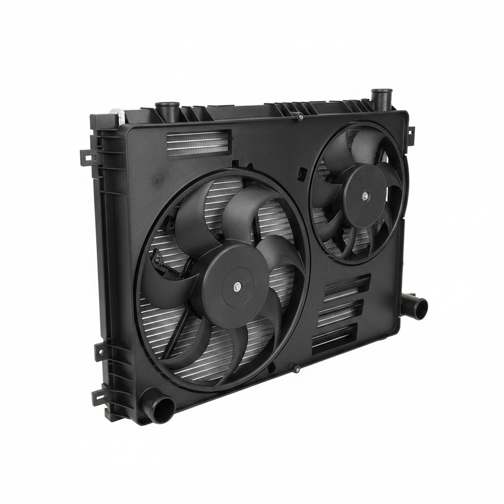 Engine Radiator Cooling Fan Assembly 31338823 Compatible With VOLVO S60 II (134) & S80 II (124) &  XC60 I SUV (156)