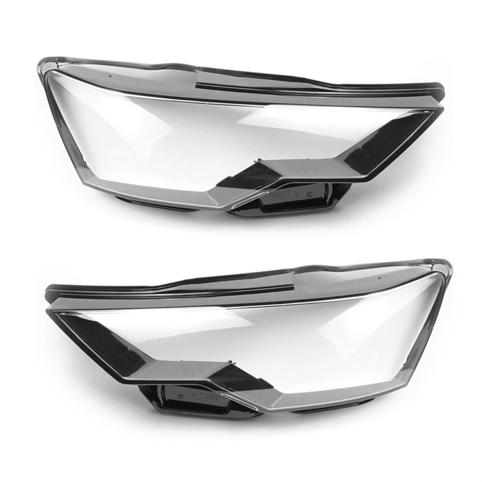 Car Front Headlight Transparent Lamp Sade Glass Headlight Lens Cover Compatible For AUDI A6 C8 2019-2022