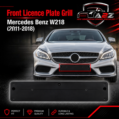 Front Licence Plate Grill 2188801344 Compatible With Mercedes Benz W218 2011-18 Tag No.356