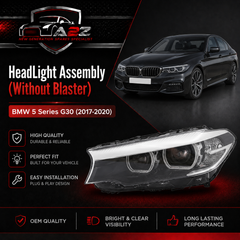 Complete Headlight Assy Left 63117214959 & Right 63117214960 (Without Blaster) Compatible With BMW 5 Series G30 (2017-2020) Tag No.64
