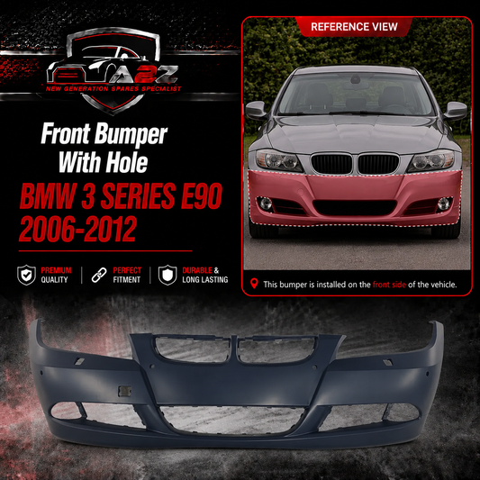 Front Bumper With Hole 51117170053 Compatible With BMW  BMW 3 SERIES E90 2006-2012 Tag No.462A