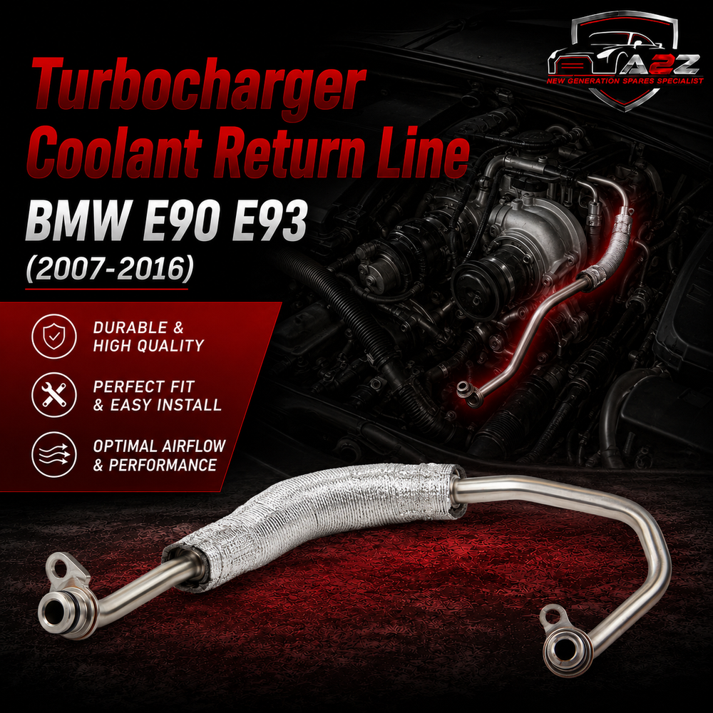 Turbocharger Coolant Return Line 11537558902 Compatible With BMW E90 E93