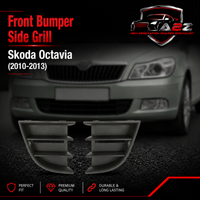 Front Bumper Side Grill Set Left 1Z0853665C & Right 1Z0853666C Compatible With Skoda Octavia (2010-2013) Tag No.512