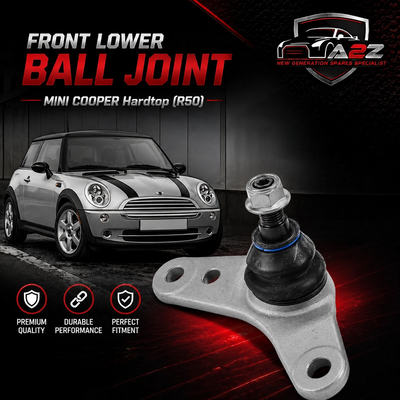 Front Lower Ball Joint Right 31106779438 & Left 31106779437 Set Compatible With MINI COOPER Hardtop (R50) Convertible (R52)