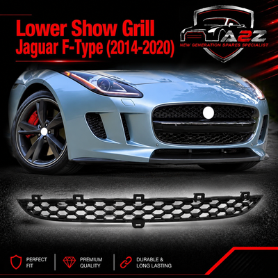 Lower Show Grill T2R2860 Compatible With Jaguar F-Type (2014-2020) Tag No.81