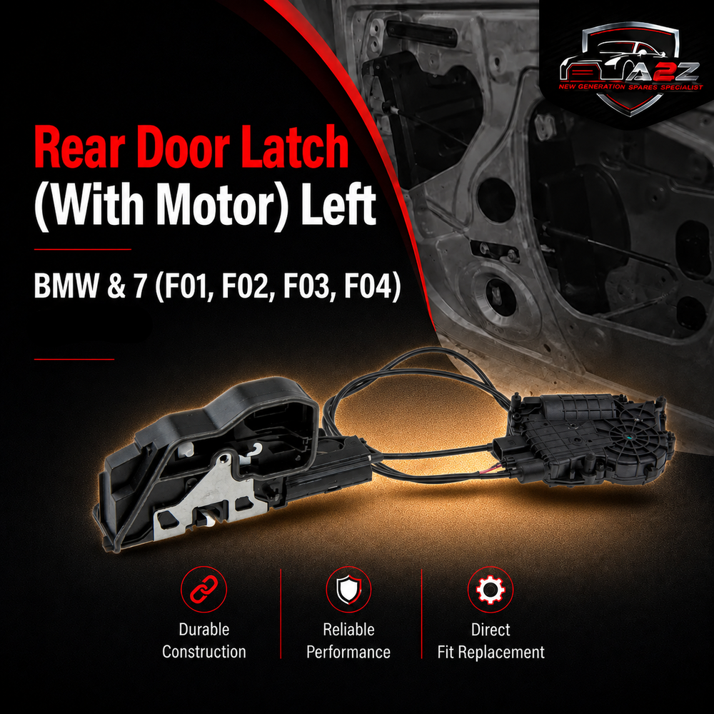 Rear Door Latch (With Motor) Left 51225A36E15 & 51227185687 Compatible With BMW & 7 (F01, F02, F03, F04)