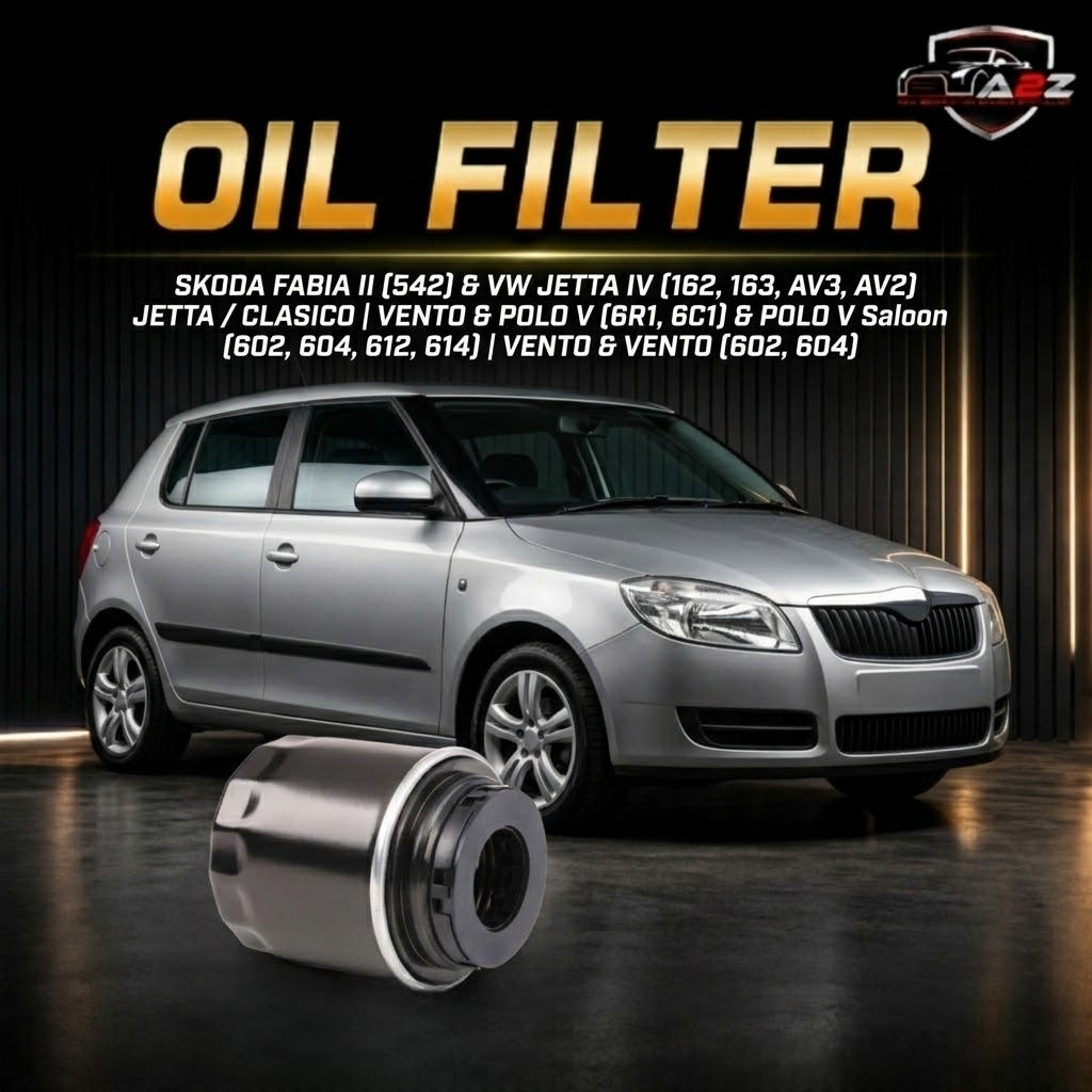 Oil Filter H314W & 03C115561D & H314W01 & OC593/3 03C115561H Compatible With SKODA FABIA II (542) & VW JETTA IV (162, 163, AV3, AV2) | JETTA / CLASICO | VENTO & POLO V (6R1, 6C1) & POLO V Saloon (602, 604, 612, 614) | VENTO & VENTO (602, 604) Tag : 137