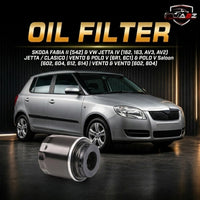 Oil Filter H314W & 03C115561D & H314W01 & OC593/3 03C115561H Compatible With SKODA FABIA II (542) & VW JETTA IV (162, 163, AV3, AV2) | JETTA / CLASICO | VENTO & POLO V (6R1, 6C1) & POLO V Saloon (602, 604, 612, 614) | VENTO & VENTO (602, 604) Tag : 137