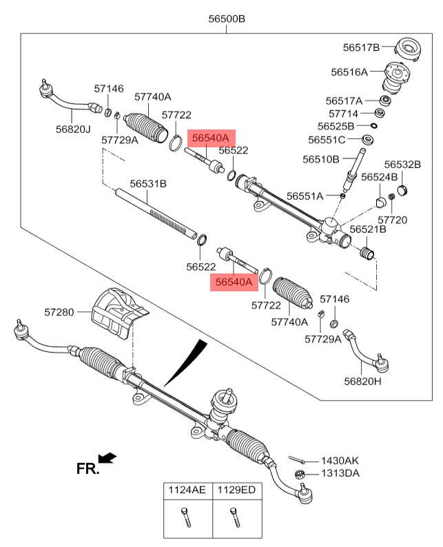 Steering Rack Belt 7806040586 Compatible With BMW 7-Series G11 G12 & 8-Series G15 & 5-Series G30 G38 & 6-Series G32 Tag-13.