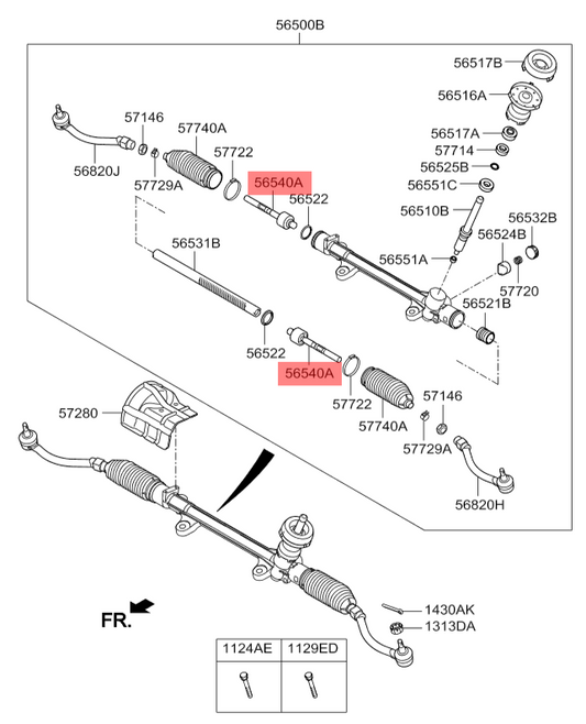 Steering Rack Belt 7806040586 Compatible With BMW 7-Series G11 G12 & 8-Series G15 & 5-Series G30 G38 & 6-Series G32 Tag-13.