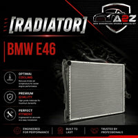 Radiator 17119071519 17119071518  17117513922 17111611557 Compatible With BMW E46