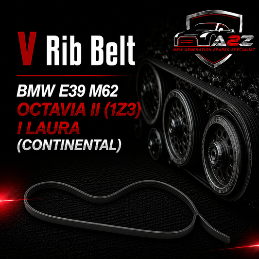 Ribbed V-Belt 11281435280 Compatible With BMW E39 M62