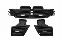 Black Ac Vent Grille Assembly Center & Left & Right Compatible With BMW X1 E84