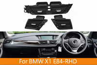 Black Ac Vent Grille Assembly Center & Left & Right Compatible With BMW X1 E84