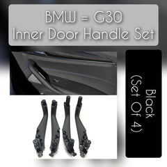 The interior door handle set for your BMW 5 Series G30 has a sleek and stylish design and is crafted with a comfortable touch for an optimal interior experience. 