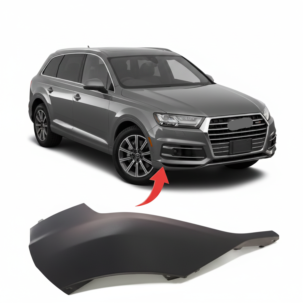 Front Bumper Spoiler Left 4M0807061  & Right 4M0807062   Compatible With AUDI Q7  2015-2020 Tag-BG-152