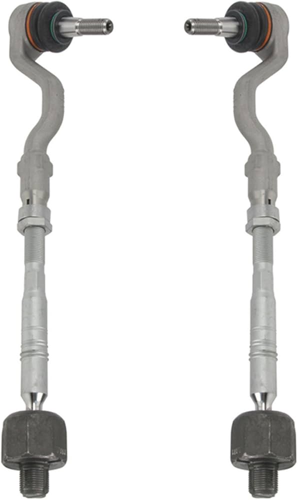 Front Steering Tie Rod End Head Assembly (Rack End & Tie Rod End) Right & Left Set 32106793496 Compatible With  BMW X5 (E53) & X5 (E70) & X6 (E71, E72)