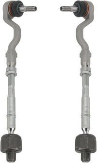 Front Steering Tie Rod End Head Assembly (Rack End & Tie Rod End) Right & Left Set 32106793496 Compatible With  BMW X5 (E53) & X5 (E70) & X6 (E71, E72)