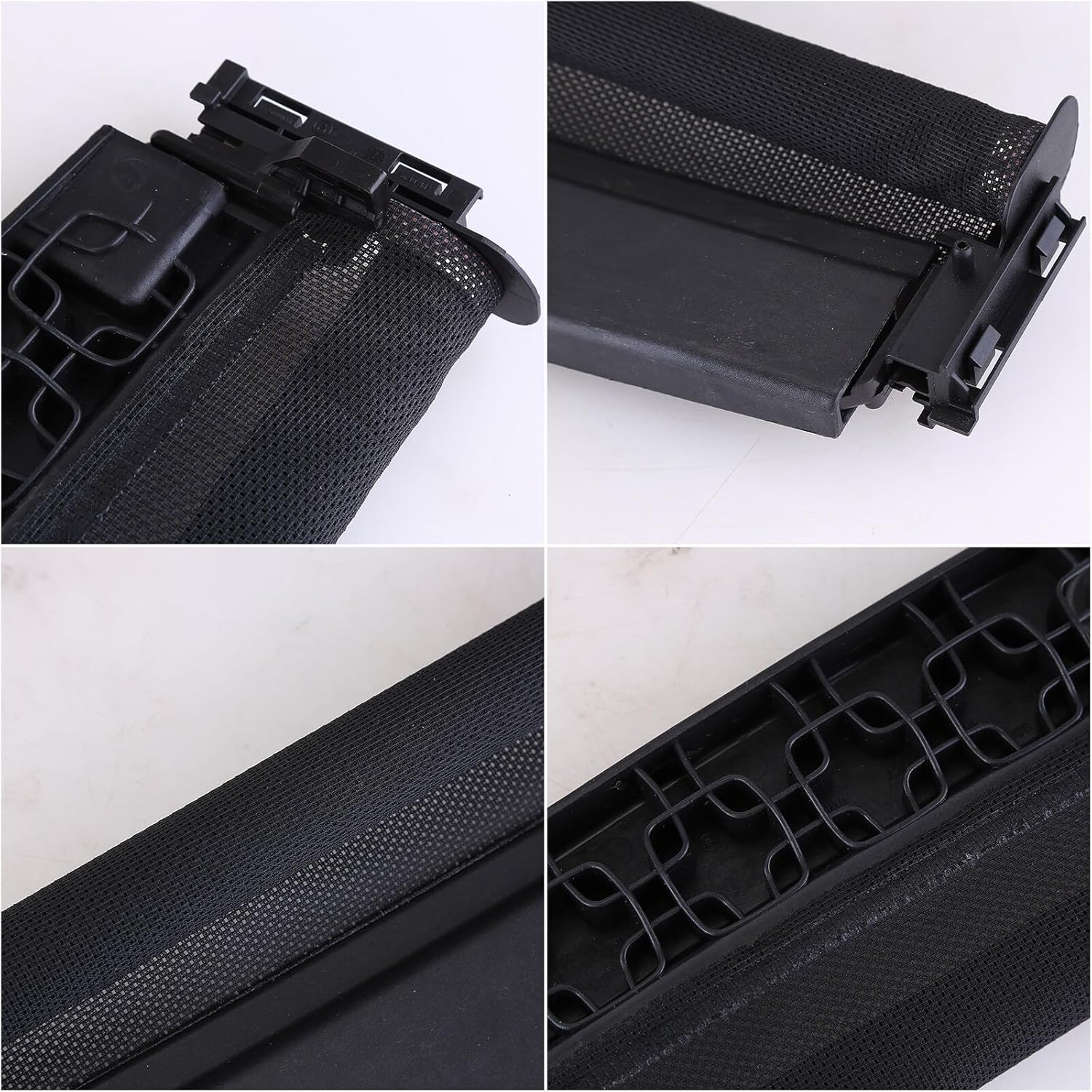 Front Black & Beige Sunroof Sunshade Curtain Cover Assembly Compatible With Porsche Panamera