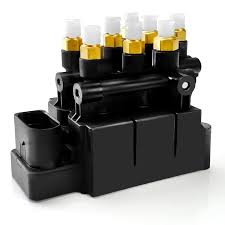 Air Suspension Solenoid Valve Block 4M0616013A 4M0616013B Compatible With AUDI Q7 T-3 4MB, 4MG