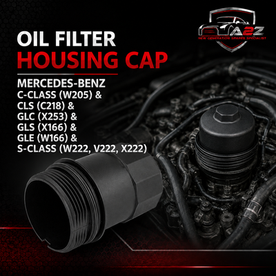 Oil Filter Housing Cap 2761800038 V303558 MO382 Compatible With MERCEDES-BENZ C-CLASS (W205) & CLS (C218)  & GLC (X253) & GLS (X166)& GLE (W166) & S-CLASS (W222, V222, X222)