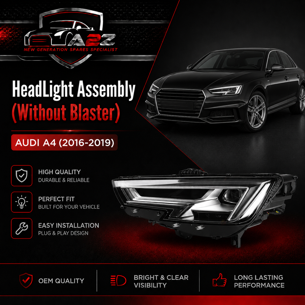 Headlight Headlamp Left 8WD941033 & Right 8WD941034 (Without Blaster) Compatible With AUDI A4 (2016-2019) No.160
