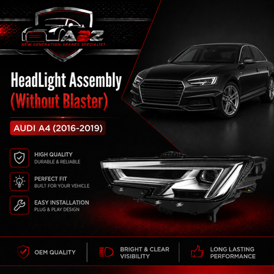 Headlight Headlamp Left 8WD941033 & Right 8WD941034 (Without Blaster) Compatible With AUDI A4 (2016-2019) No.160