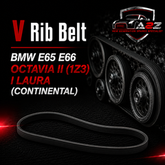 Ribbed V-Belt 11287512971 Compatible With BMW E65 E66