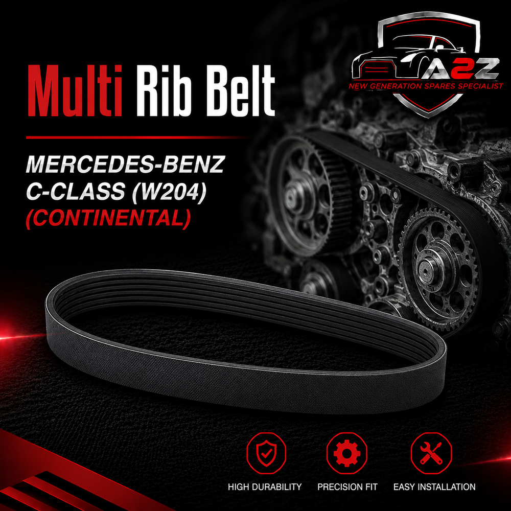 Multi Rib Belt 7PK2418 A009936796 0009936796 0139977492 2712060019 Compatible With MERCEDES-BENZ C-CLASS (W204) (CONTINENTAL)