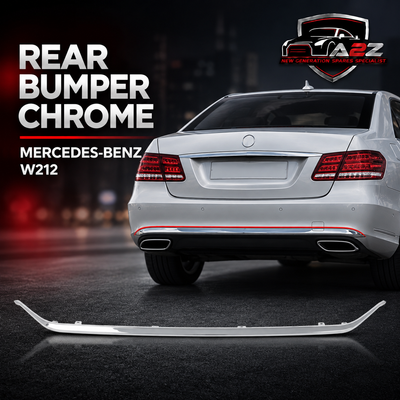 Rear Bumper Chrome 2128854021 Compatible With MERCEDES-BENZ E-CLASS (W212) T-2 NEW Tag No.111