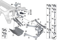 Rear Left/Right ABS Wheel Speed Sensor 34526859584 34526874638 Compatible With BMW 5 Series G30, F90 & 7 Series G11, G12
